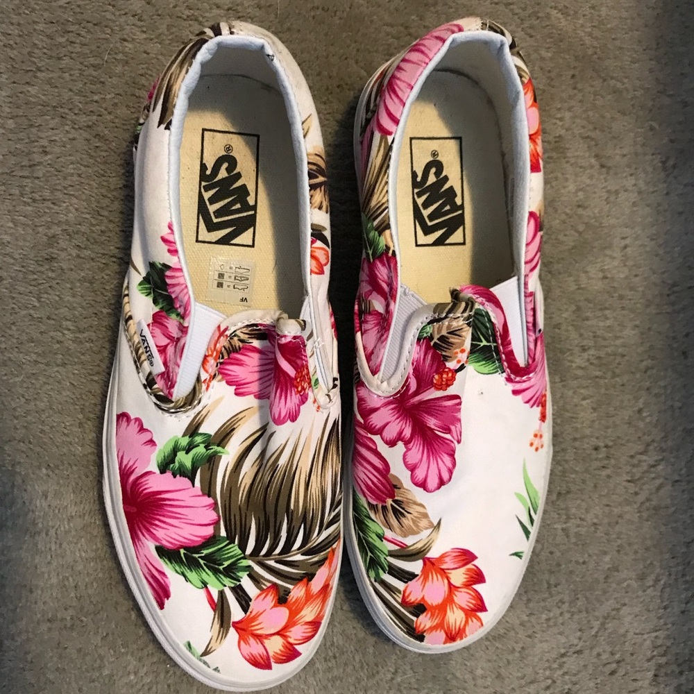 Floral vans